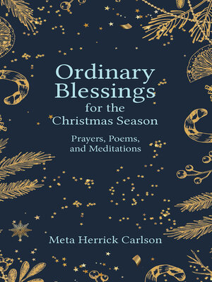 cover image of Ordinary Blessings for the Christmas Season